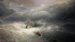 Ivan Aivazovsky - Wave (1889). Oil on canvas.